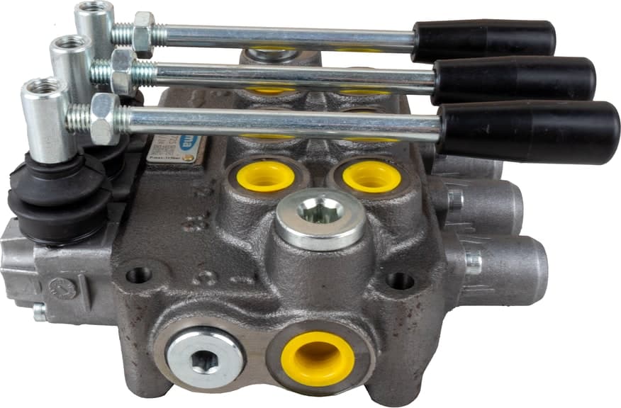 Distributore oleodinamico Ama basic da 3/8” 3 leve 40L/min per trattori - 7