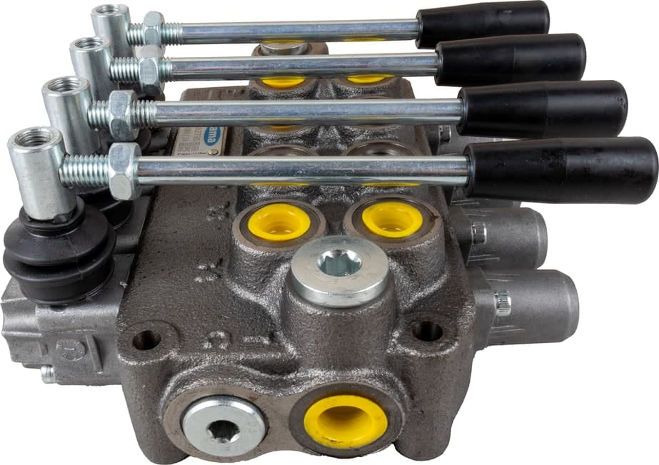 Distributore oleodinamico Ama a 4 leve doppio effetto - 40L - 6