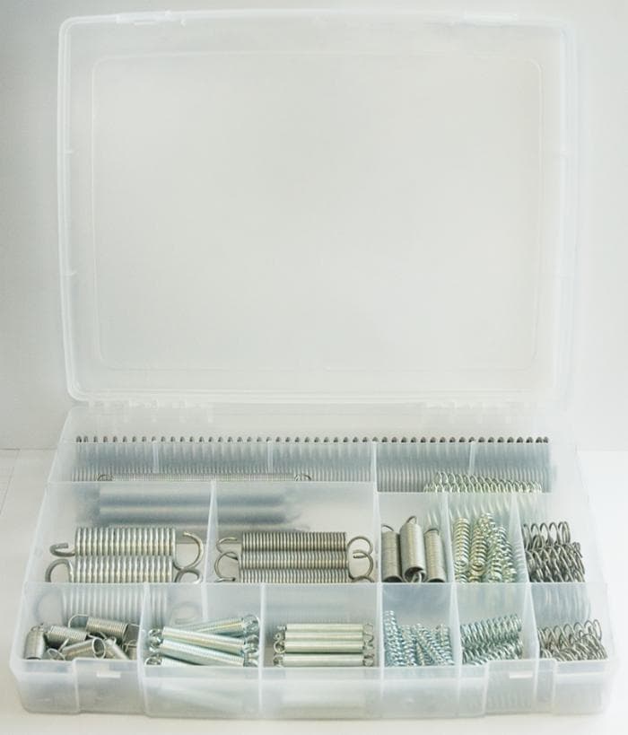Cassetta assortimento molle trazione e compressione - 2