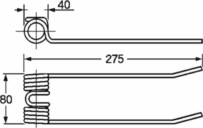 Dente Ranghinatore Punte Piegate Repossi Filo 5,8 confezione da 5 pezzi - 4