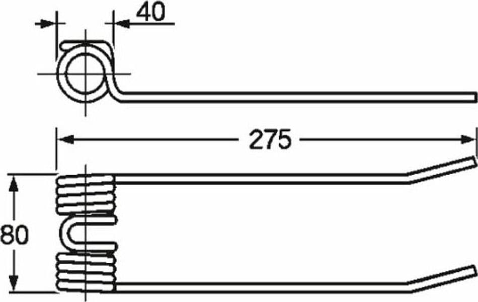 Dente Ranghinatore Punte Piegate Repossi Filo 5,8 confezione da 5 pezzi - 4