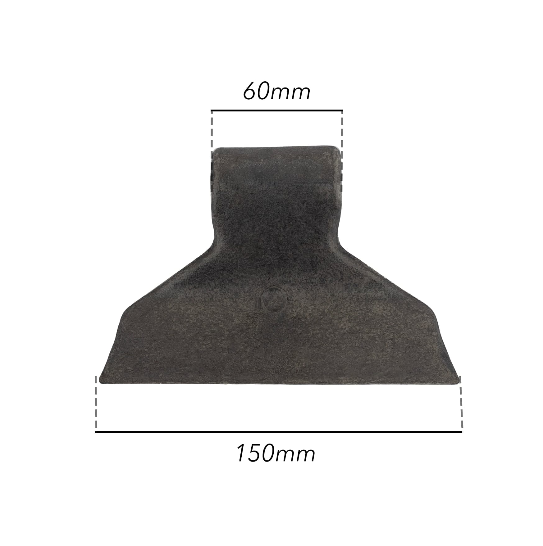 Mazza trincia 150x88mm attacco 60mm e foro 20,5mm - 4
