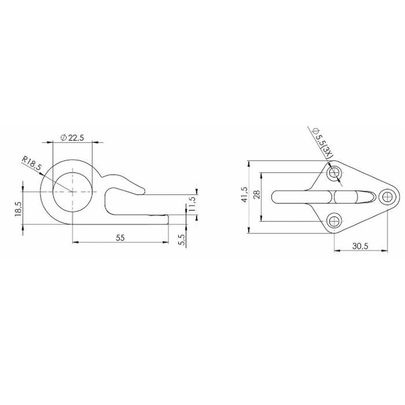Tendifune leggero l=735mm - 2