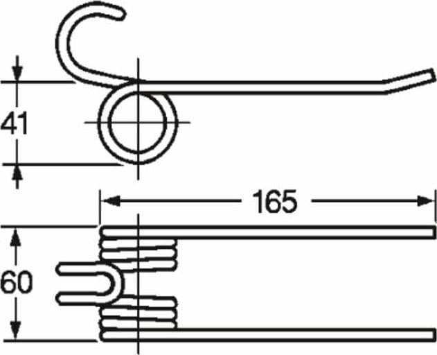 Dente pick-up adattabile Fort Santini Guima I,Mr,filo 5,5 confezione da 5 pezzi - 7