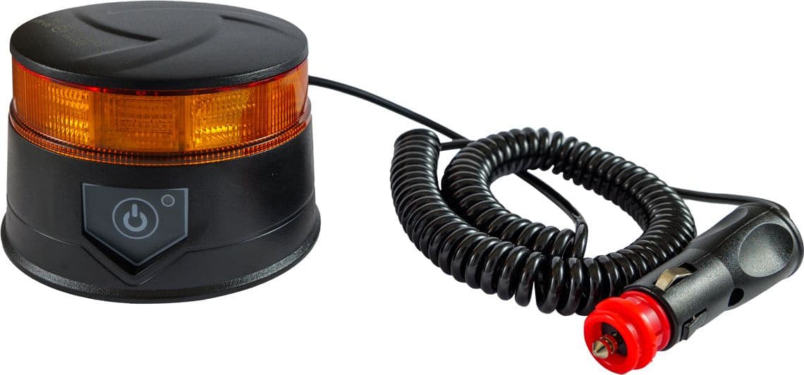 Lampeggiante magnetico LED a batteria 12-24V - 3