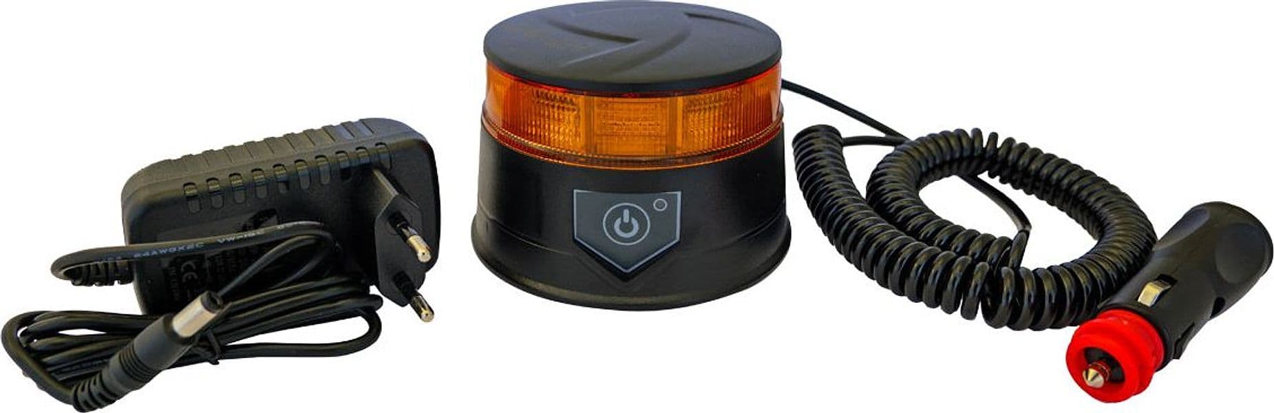 Lampeggiante magnetico LED a batteria 12-24V - 4