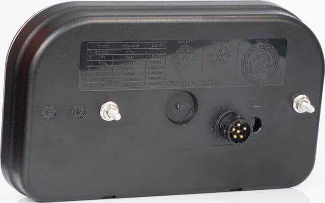 Fanale posteriore sinistro LED 12-36V 240x55x140mm - 3