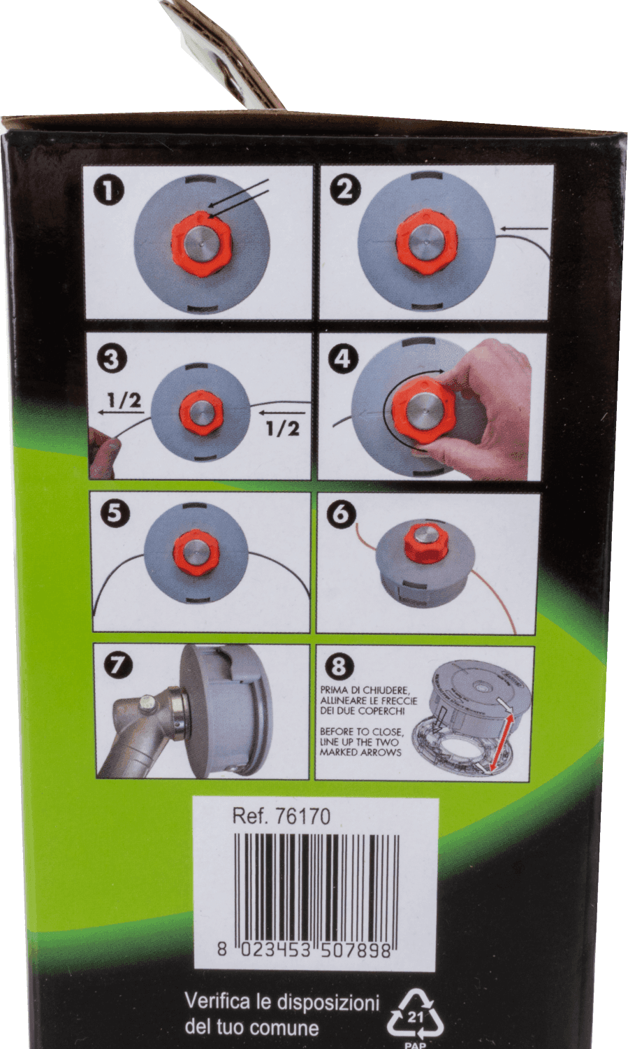 Testina per decespugliatore universale a caricamento facilitato - 8