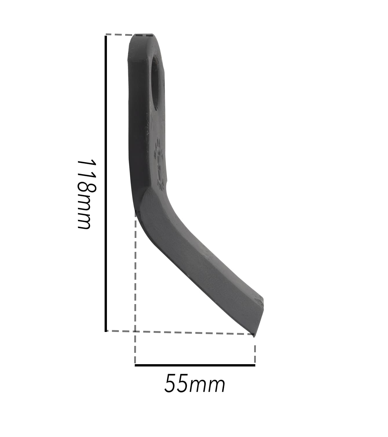 Coltello per trincia a Y altezza 55mm lunghezza 118mm confezione da 3 pezzi - 3