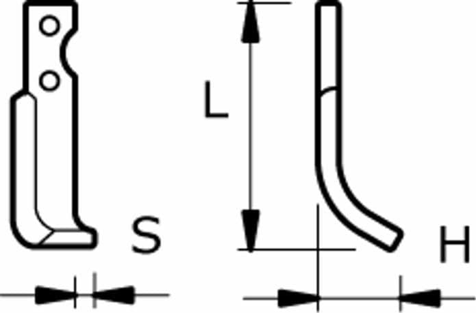 Zappa sx L 195,H 61,s 20,foro 9 - 5