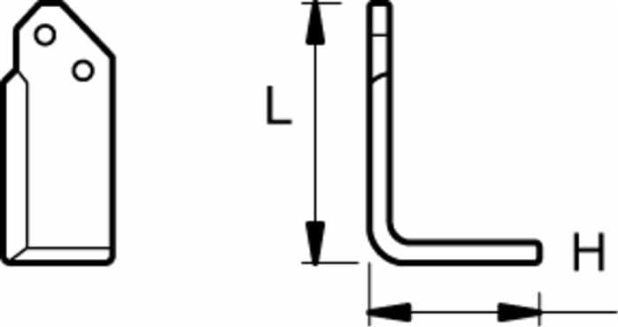 Zappa sx L 175,H 128,foro 14,5 - 5