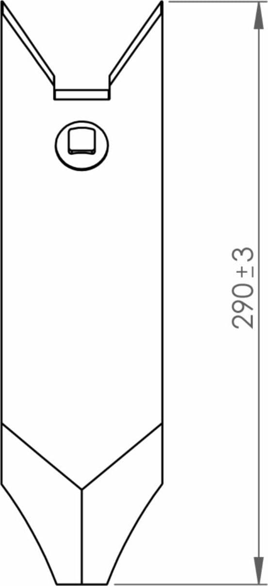 Punta per ancora 60x25 adattabile Deltaflex - 7