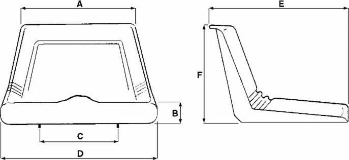 Imbottitura per sedili Ama codice 01148, 00322, 00319, 00320, 00318 - 10