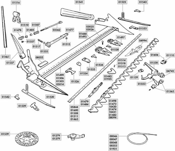 Biella elastica adattabile al riferimento originale BCS 590,02707 - 5