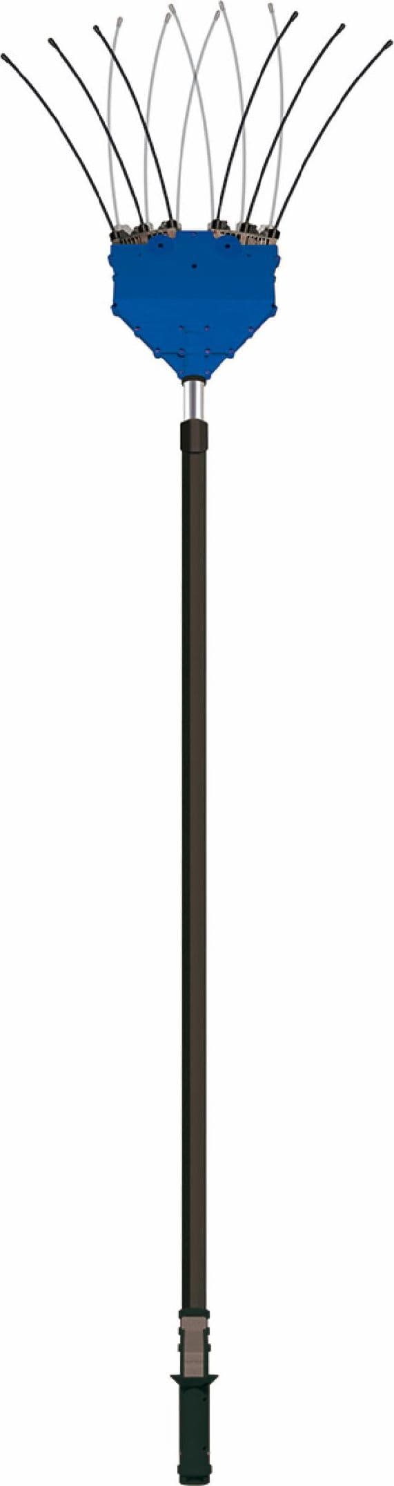 Abbacchiatore elettrico Olivama con asta telescopica - 2