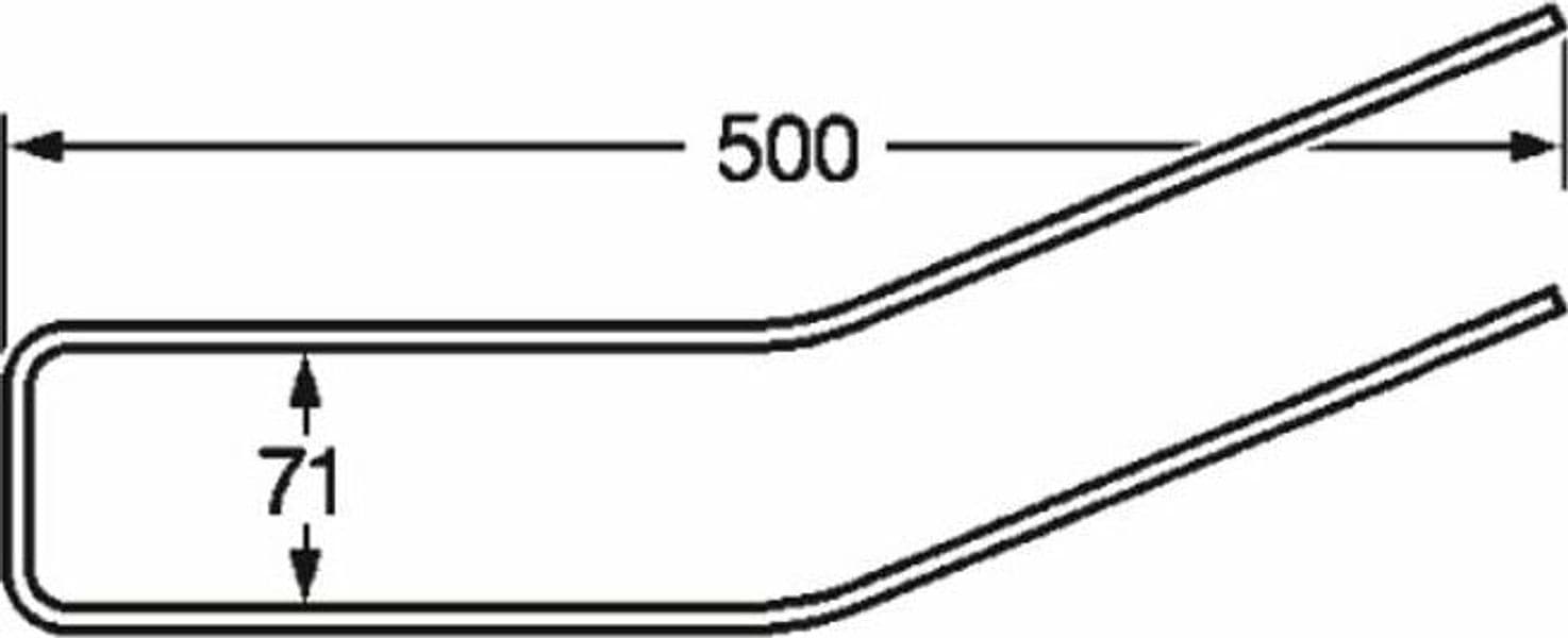 Dente rastrello adattabile Acma e Comap filo 6 confezione da 15 pezzi - 3