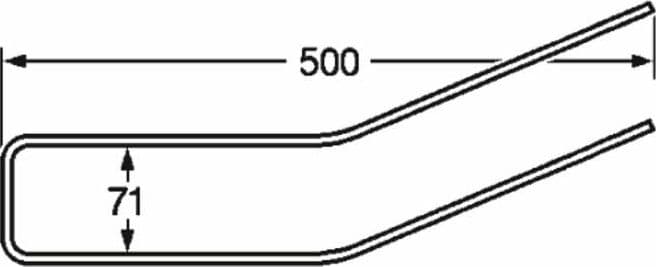 Dente rastrello adattabile Acma e Comap filo 6 confezione da 15 pezzi - 3