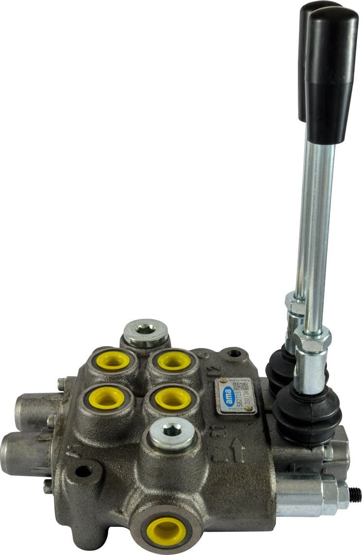 Distributore oleodinamico Ama a 2 leve doppio effetto - 40L - 4