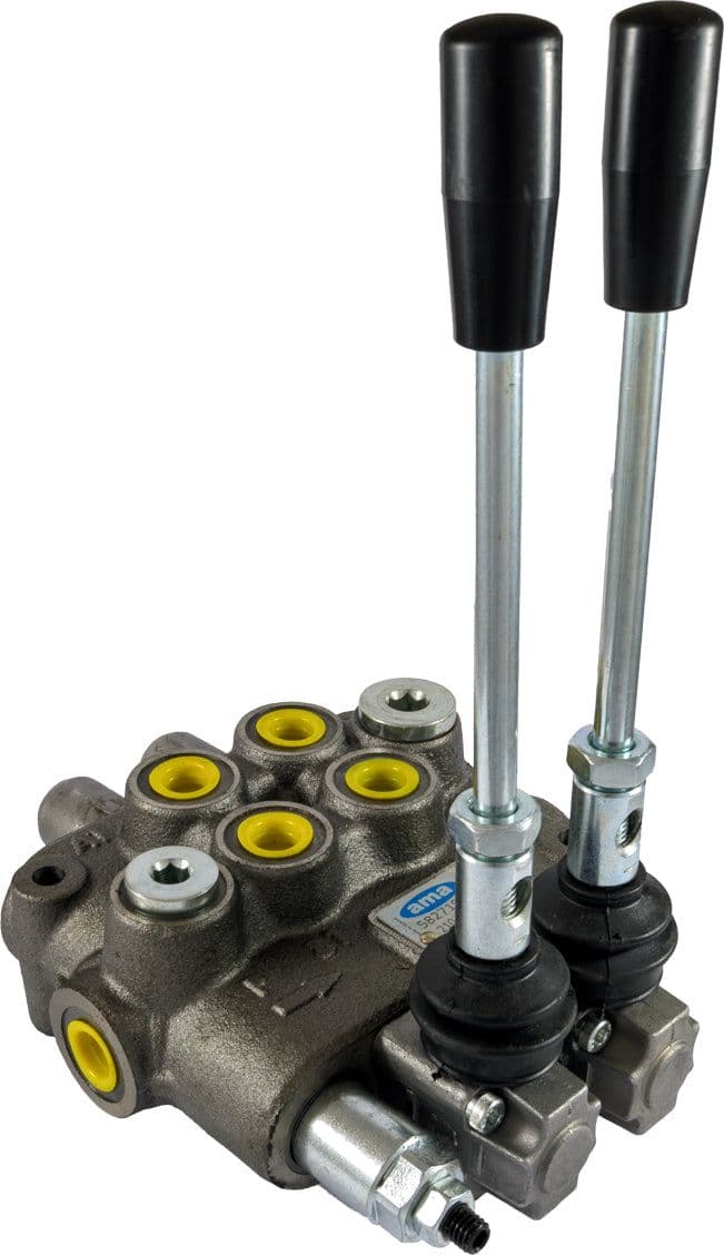 Distributore oleodinamico Ama a 2 leve doppio effetto - 40L - 5