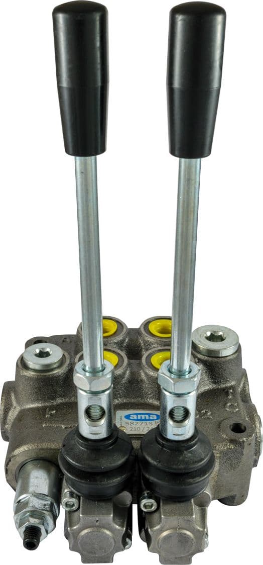 Distributore oleodinamico Ama a 2 leve doppio effetto - 40L - 6