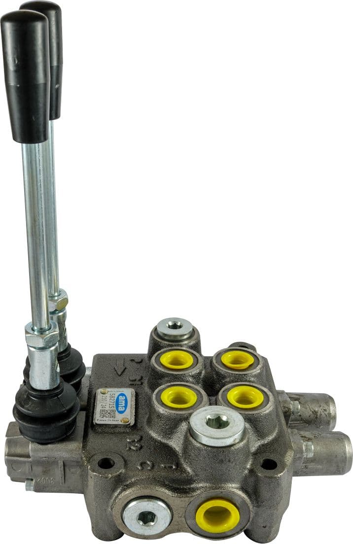 Distributore oleodinamico Ama a 2 leve doppio effetto - 40L - 8
