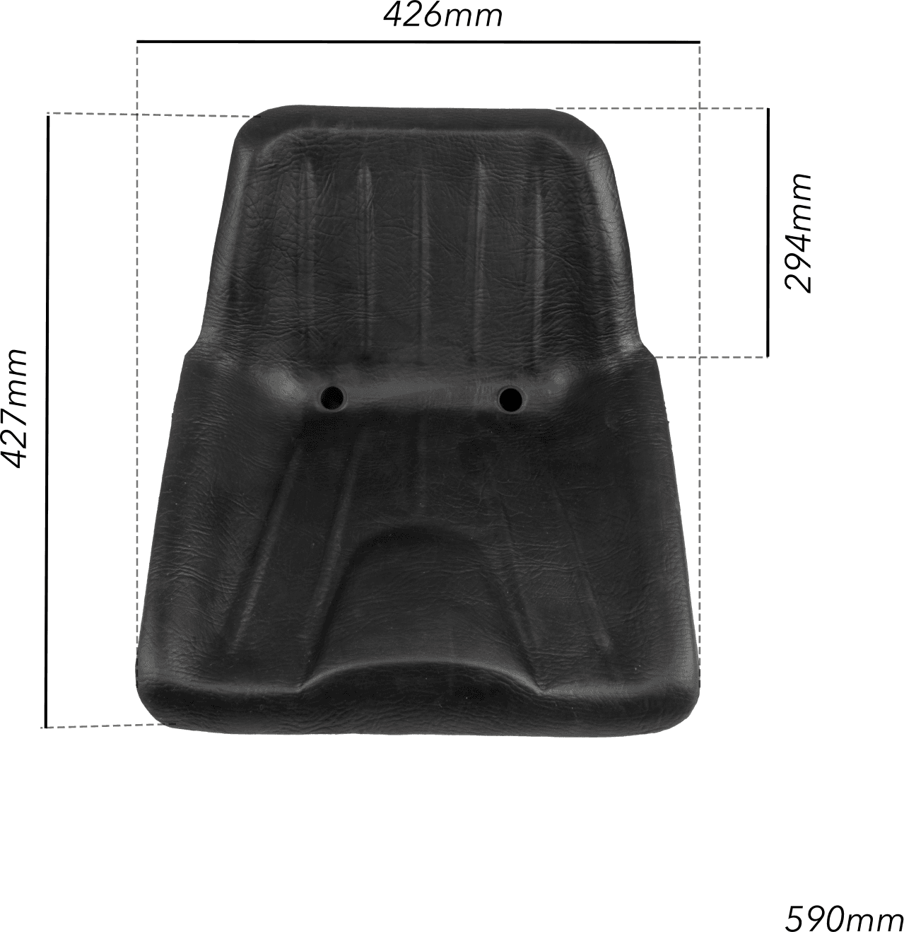 Sedile Seat 1 tipo E in poliuretano autopellante nero - 5