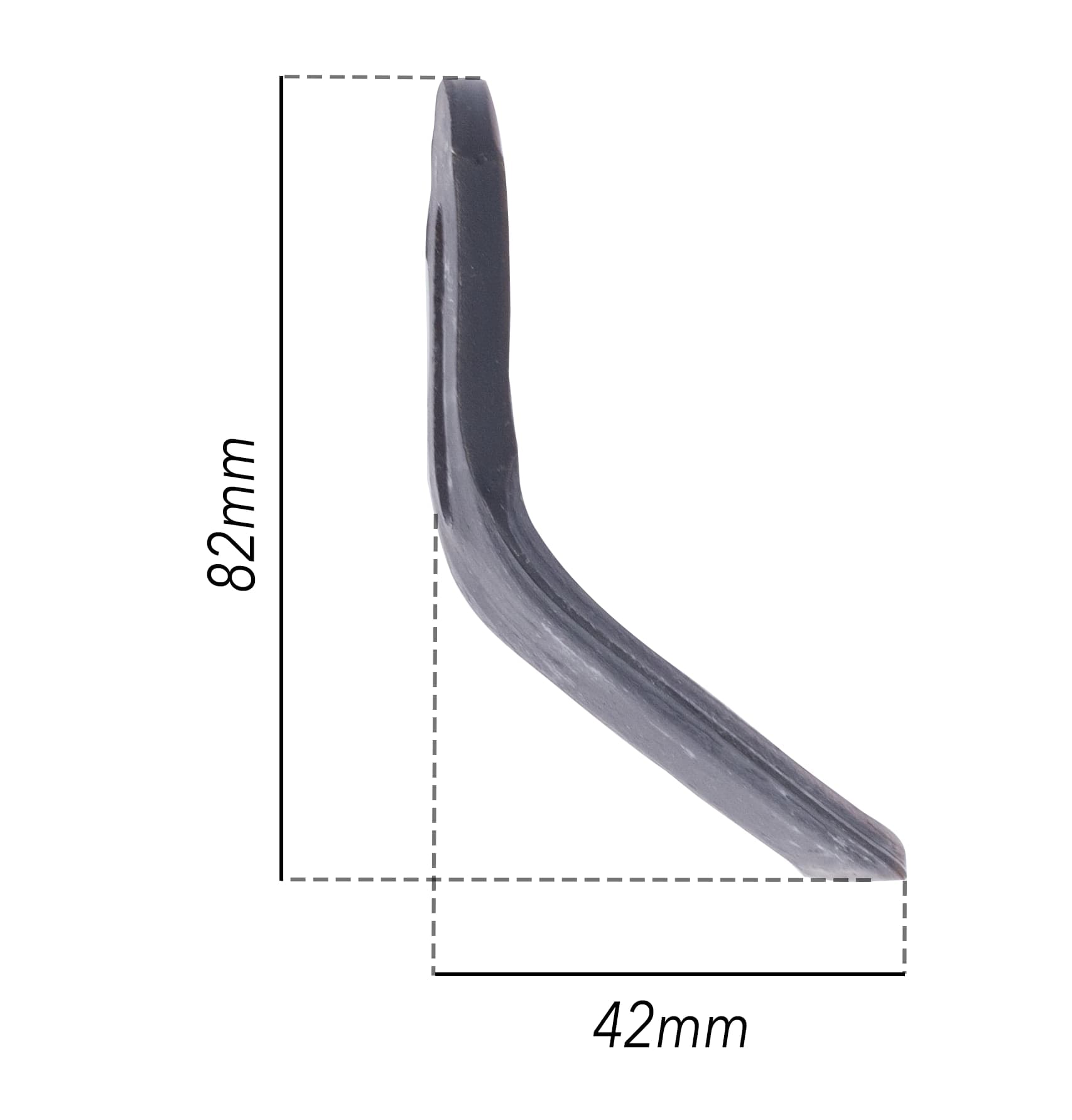 Coltello trincia a Y lunghezza 82mm adattabile Noremat 103006 - 5