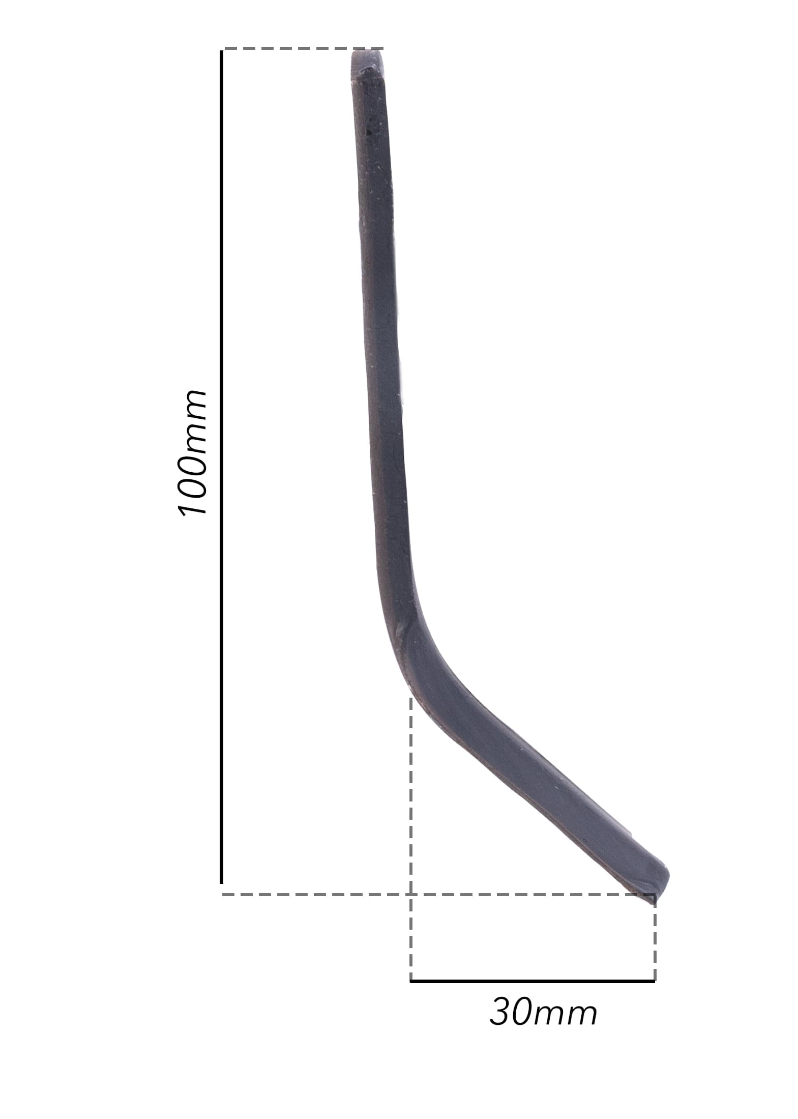 Coltello per trincia a Y altezza 30mm lunghezza 100mm adattabile Orec - 5