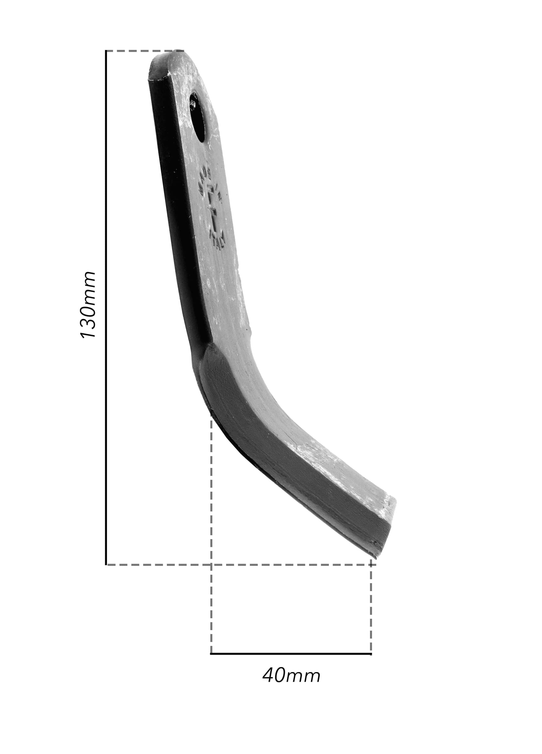 Coltello a Y altezza 40mm lunghezza 130mm adattabile Ferri - 5