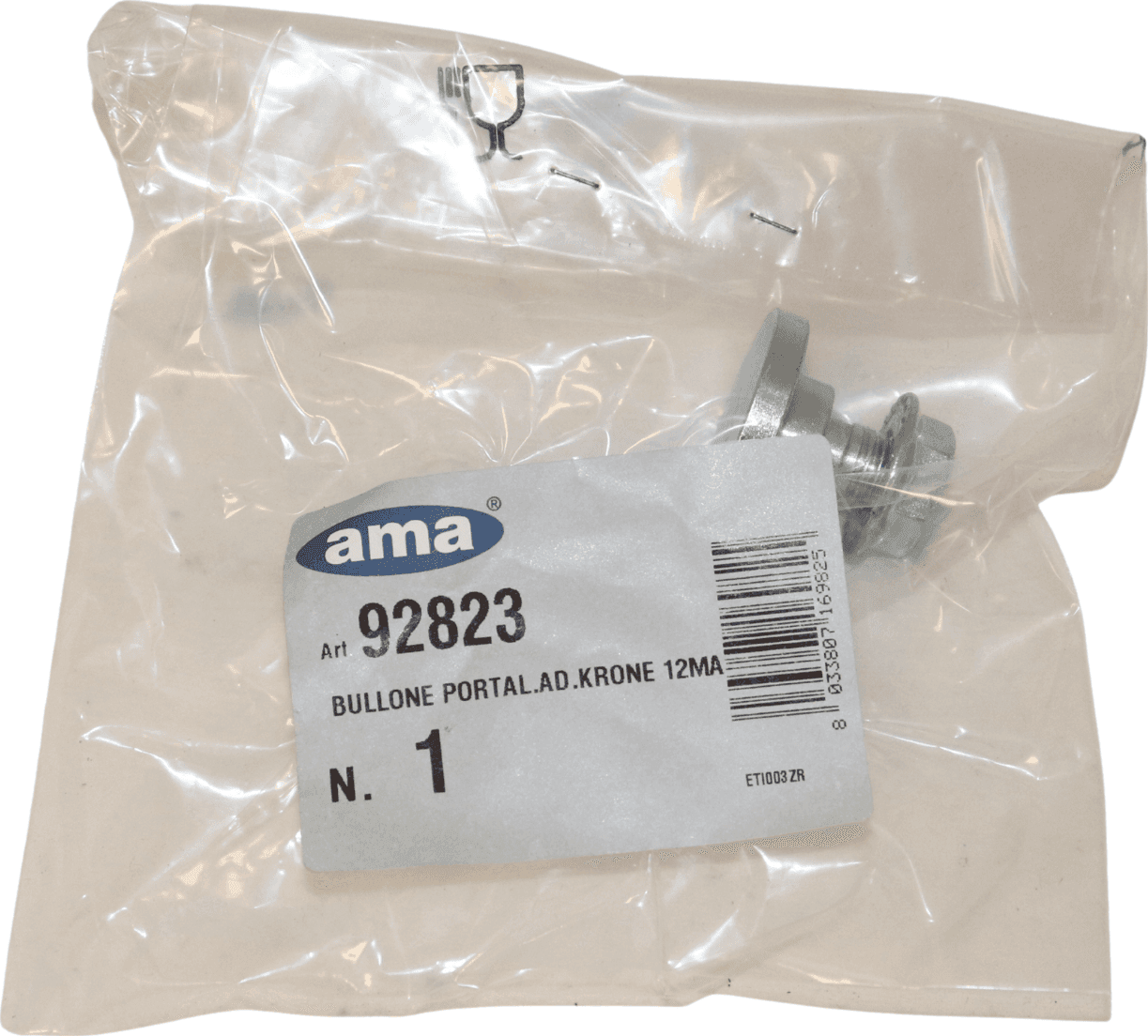 Bullone portalama adattabile Krone 1432290 M12 confezione da 5 pezzi - 2