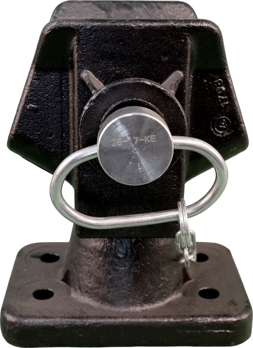 Gancio omologato perno 31mm interasse 120x55mm - 4