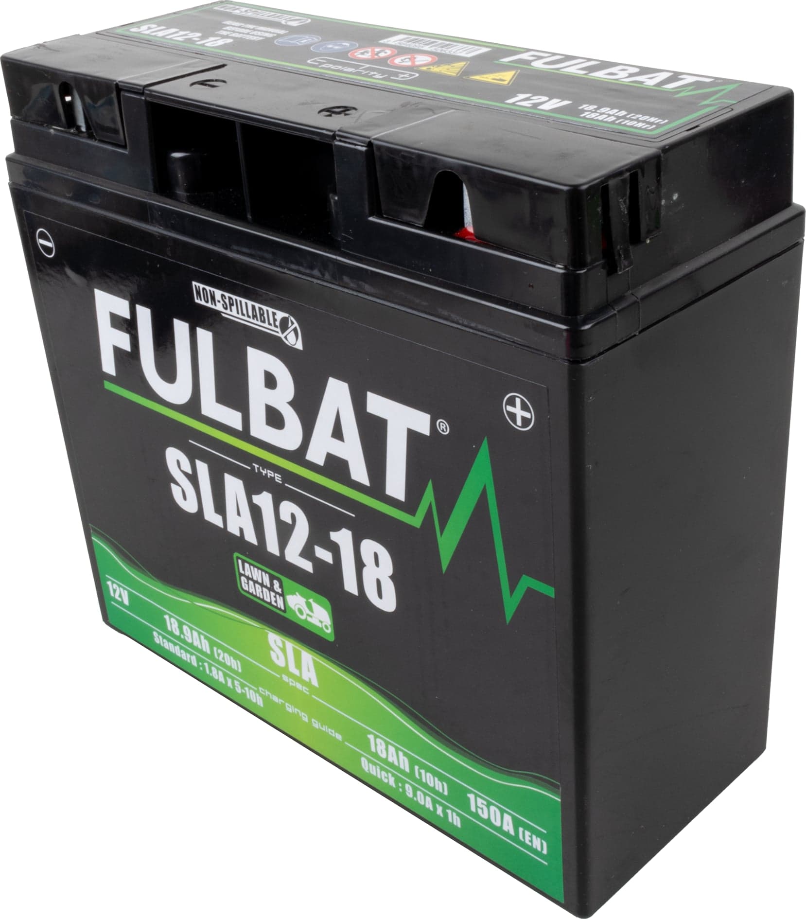 Batteria per trattorini tagliaerba Fulbat SLA 12V 18Ah - 2