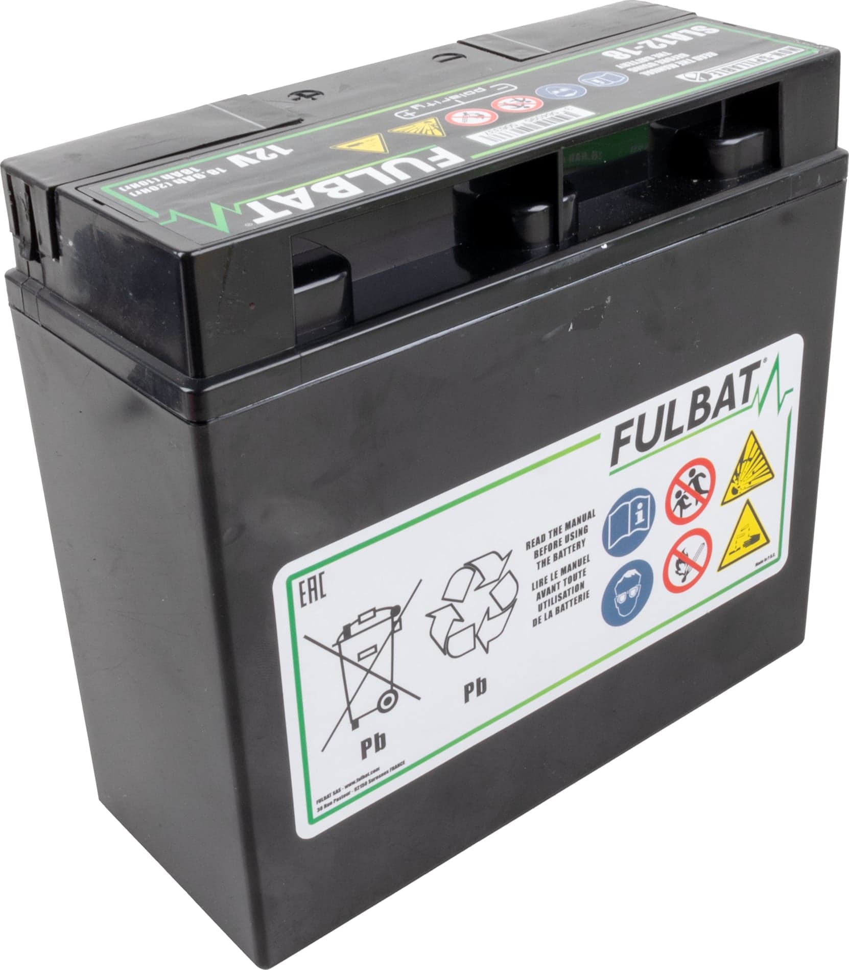Batteria per trattorini tagliaerba Fulbat SLA 12V 18Ah - 8