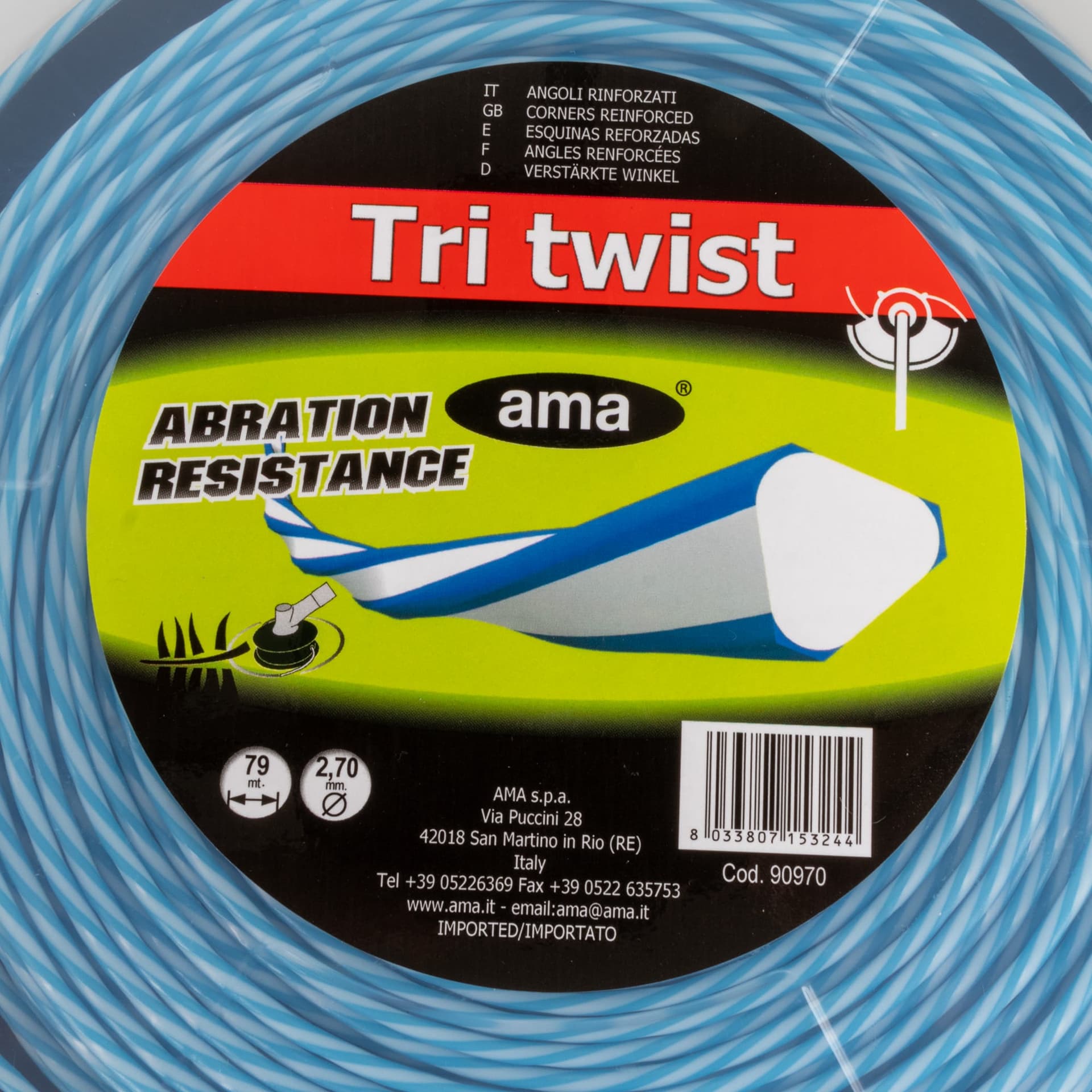 Filo decespugliatore Tri Twist Ø 2,7mm 79m - 9