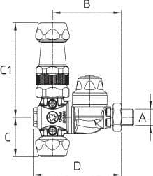 Getto atomizzatore Braglia M62 per ugelli Ø 15-18mm - 2