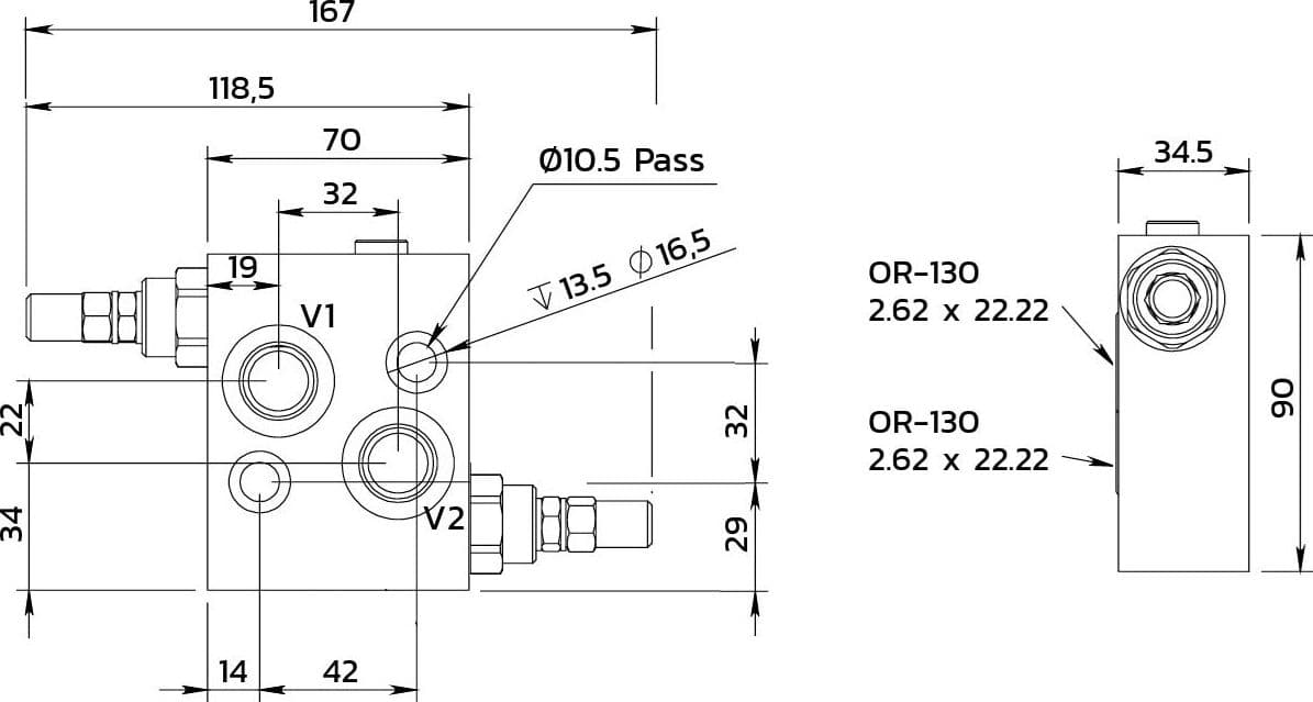 Valvola antiurto per motori orbitali serie ws - 2
