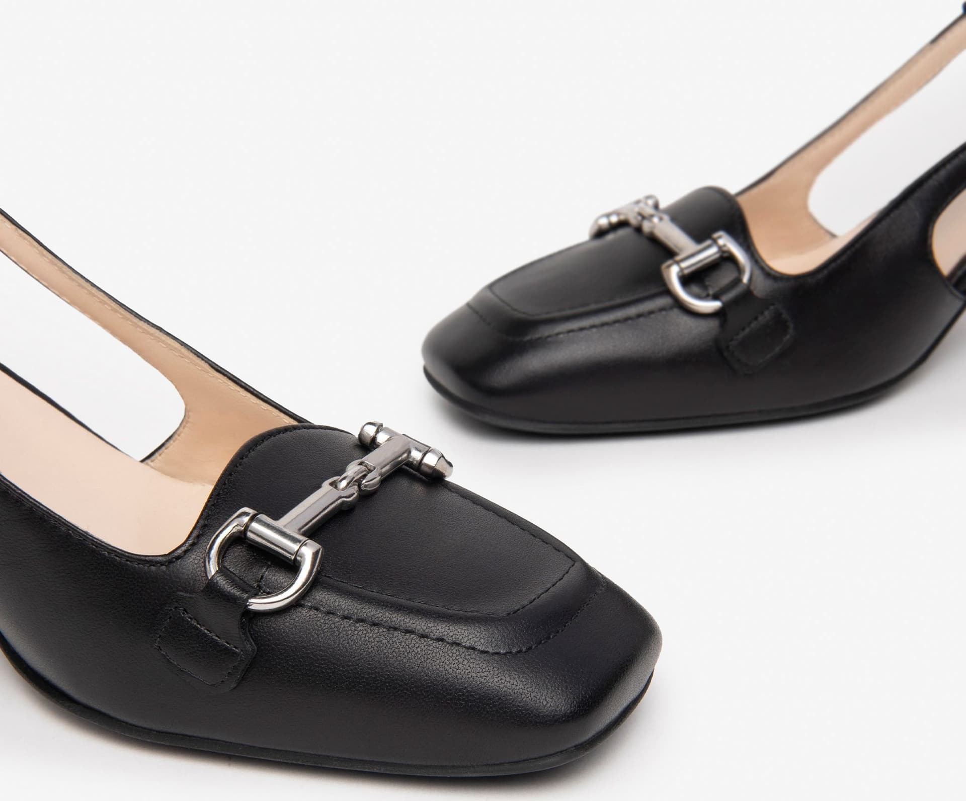 Nero Giardini slingback nero con morsetto E409470D100 - 3