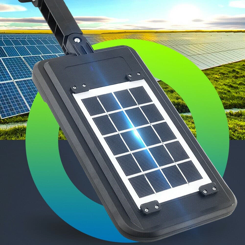 FARETTO 128LED DA ESTERNO CON PANNELLO SOLARE SENSORE DI MOVIMENTO LAMPIONE IP65 - 4