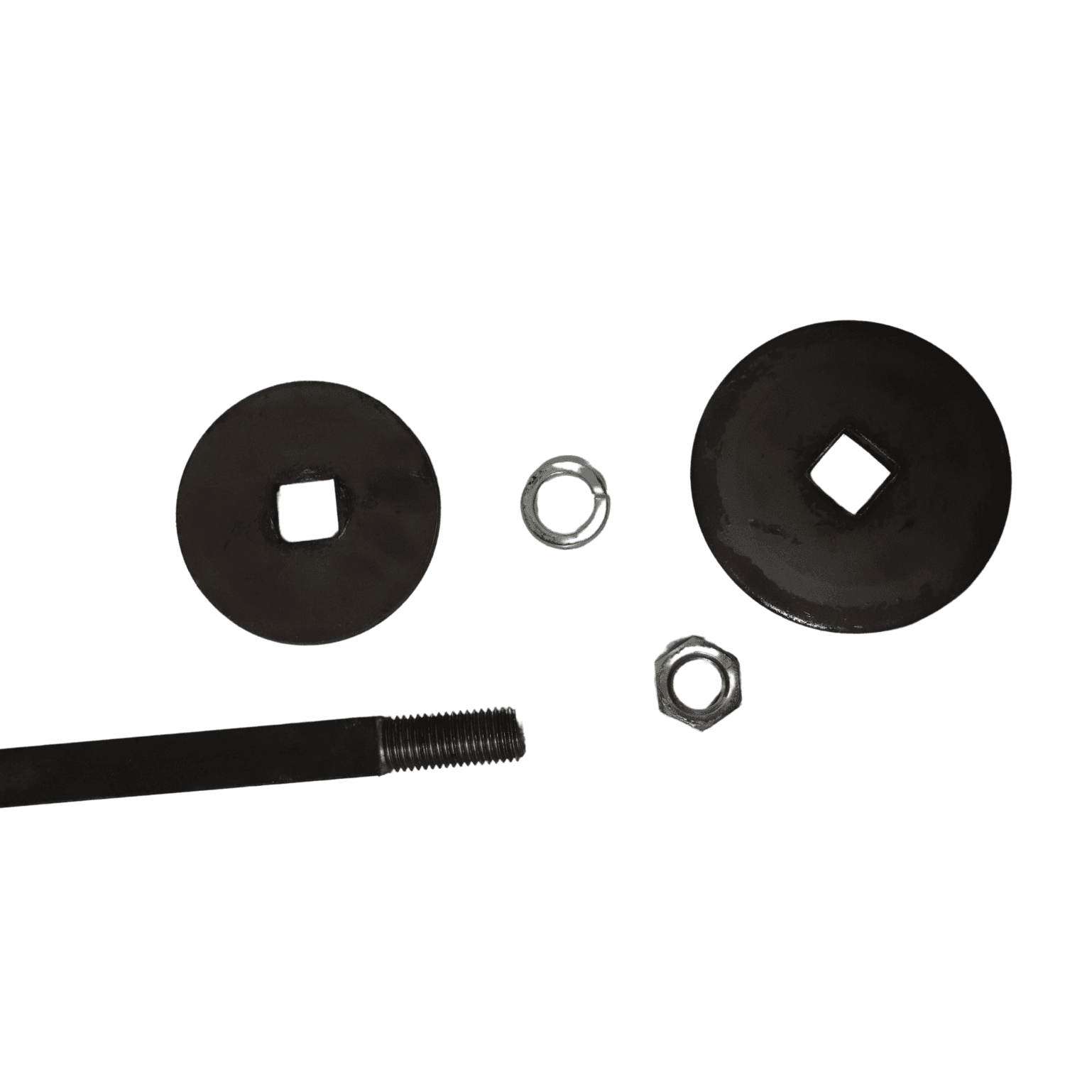 Asse porta dischi frangizolle di 2370mm sezione 25x25mm - 8