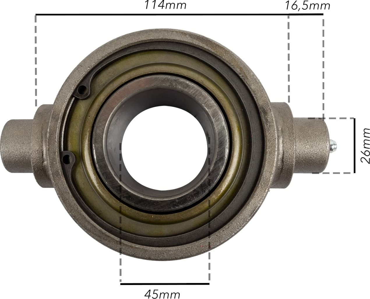 Cuscinetto Ama Ø 45mm completo di attacchi per frangizolle adattabile Nardi - 3