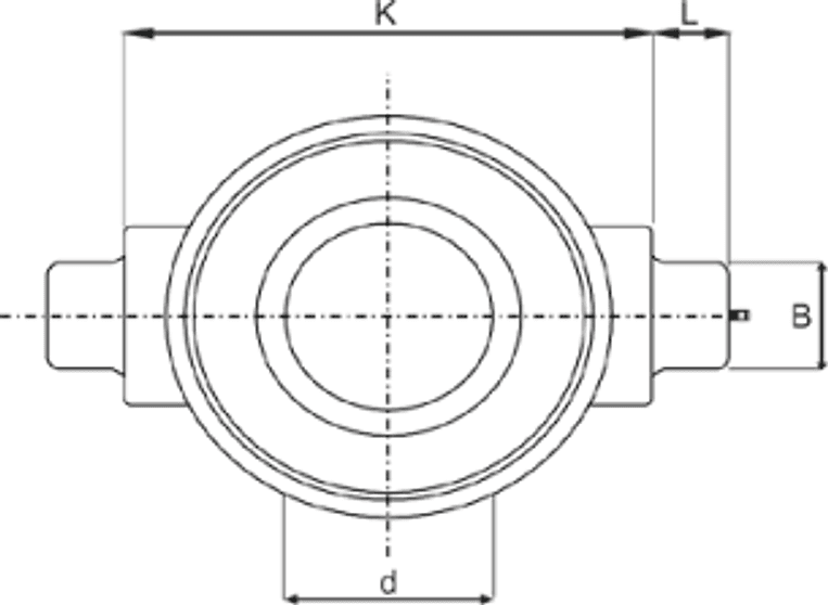 Cuscinetto Ama Ø 45mm completo di attacchi per frangizolle adattabile Nardi - 4