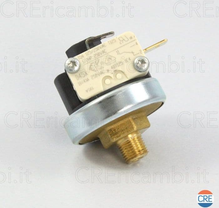 Pressostato 3,8 - 3,5 Bar 1/8 per Stirella PRO1645, VVX1645, VVX1655, VVX1707, VVX1717 – De Longhi – dorato