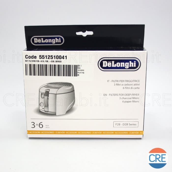 Kit Filtri per Friggitrici Serie F28 e D28 - 2