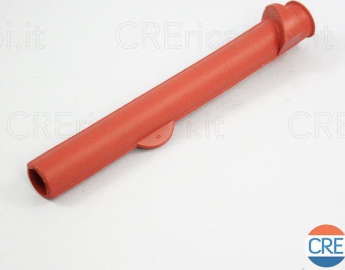 Tubo Scarico Olio per Friggitrice D650C, D690, F16313, F17301, F18316, F330, F988, FS6055 – De Longhi – rosso