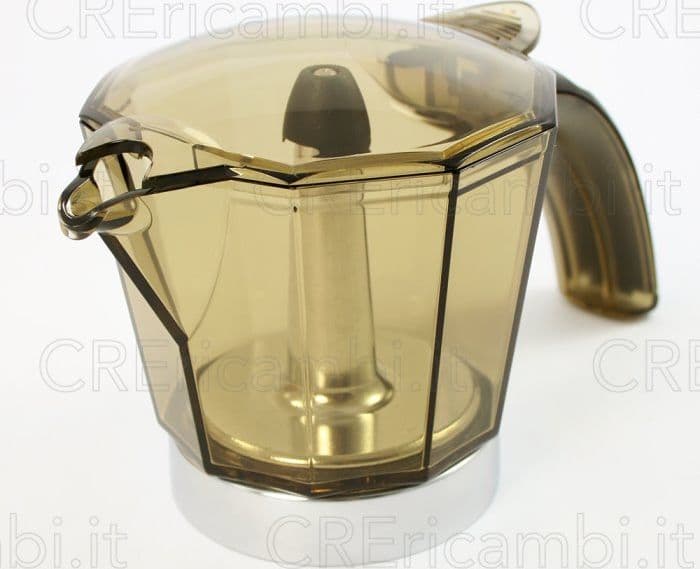 Caraffa 6 Tazze 79 mm per Caffettiera Moka Elettrica Alicia EMK6 EMKE63 Delonghi - 2