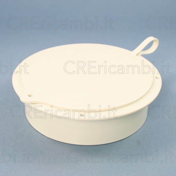 Flangia con Tappo Øint. 125mm Bocchetta Tubo Uscita Aria Calda per Pinguino - 2