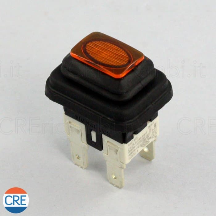Interruttore Bipolare Spia Arancione per Frog - 2
