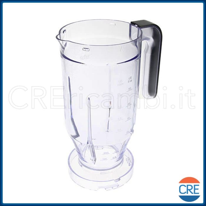 Bicchierone Plastica Maniglia Nera - 3208 / 3209 - 2