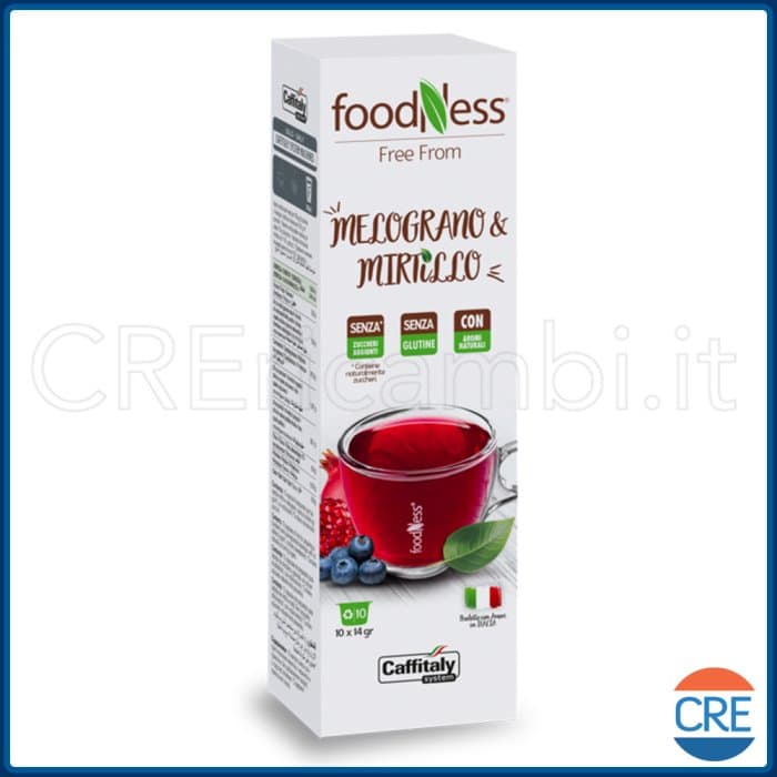Bevanda Melograno e Mirtillo, 10 Capsule FoodNess per Caffitaly System - 2