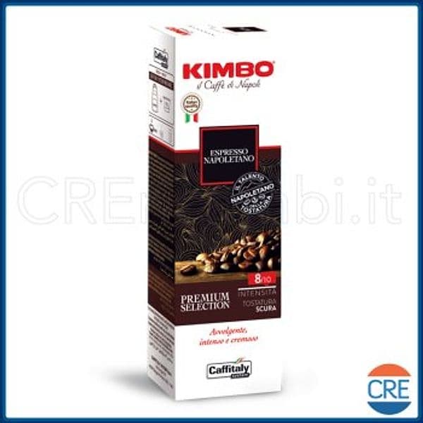Caffè Espresso Napoletano, Capsule Kimbo per Caffitaly System – beige